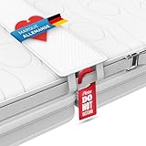 FLIPLINE Liebesbrücke für Matratzen All-IN-ONE Premium Set [200x18cm] für Familien & Paare mit rissfestem Bezug, Spanngurt und Transporttasche - Matratzenkeil Ritzenfüller Matratzenbrücke