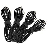 Operitacx 4 Stück Teiliges Langes Aux Kabel Geflochtenes Nylon Audio Kabel Kompatibel mit Handy Tablet Laptop Lautsprecher Robustes Klinkenkabel für Professionelle Tonübertragung