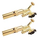 COLLBATH 2 Stück Einstellbarer Gasbrennerkopf Tragbarer Leichter Gasbrenner mit Stabiler Flamme Verstellbare Flammeneinstellung für Grill Camping und Outdoor kochen