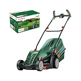 Bosch kabelgebundener Rasenmäher UniversalRotak 34-405 (1300-W-Motor, Schnittbreite: 34 cm, 40-Liter-Grasfangkorb, geeignet für ebenes Rasenmähen und Schneiden kleinster Kanten)