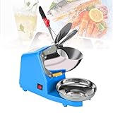 Elektrische Eiszerkleinermaschine – Schneekegel-Maschine mit Edelstahlschüssel, 85 kg/h Kapazität für Cocktails, Eis, Smoothies und kalten Saft