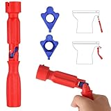 Montageschlüssel Für Wc-Sitz, Universeller Wc-Sitz-Installationsschlüssel Toilettensitz-Reparaturschlüssel Standhahnmutterschlüssel Spülenschlüssel Waschbecken Installer Tools 10/13/17 mm
