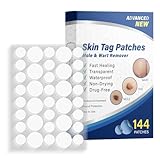 EIH1 144 Stück Muttermal Entferner,Warzenpflaster,Warzenentferner,Dornwarzen Entfernen fuß,Warzen Pflaster,Entfernt Warzen,Geeignet für Männer und Frauen Warzenbehandlung für Hände und Füße