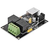 Mumusuki 2 Wege Internet Relay Board Ethernet TCP/IP -Controller -Remote Switch Modul mit Netzwerkverbindung für Smart Home Control Mobilfunk Computer