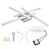 Haofy LED-Deckenleuchte, mit 4 Leuchtröhren Moderne Dekorative Schlafzimmerlampe für Zuhause AC85‑265V(A)