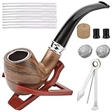 Tabakpfeife: Tabak Pfeifen Set, Tabak Pfeifen Set mit Geschenkset und Zubehör, Perfektes Pfeifenset für Anfänger zum Rauchen, Harz Tabak Pfeifen Set, Tabak Pfeife Mundstück, Perfektes Pfeifenset