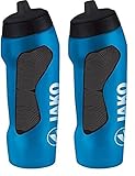 JAKO Unisex – Erwachsene Premium Trinkflasche, (0) 0,75 Liter, Blau (Packung mit 2)