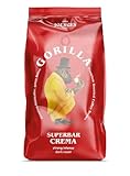 Joerges Gorilla Super Bar Crema Kaffeebohnen 1 kg Vollmundiger Geschmack, intensives Aroma in jeder Tasse