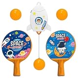 Hanging pinng Trainer Spielzeug - Tischtennis Übung, Geräteschwimmbugel | Kinder im Indoor -Spiel Roboter wie Reaktionsspiel, Space -Themen -Sportersportspielzeug für Koordinationsfähigkeiten auf d