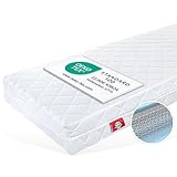 Matratzen Perfekt Bonellfederkernmatratze Silber, 90 x 190 cm – orthopädische Federkernmatratze mit Bonellfederkern, ideal auch für Boxspringbetten, Härtegrad H3, Höhe 18 cm
