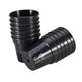 Homoyoyo 20 Stück Schwarze Pflanzkörbe aus Kunststoff mit Belüftungslöchern für Wasserpflanzen und Aquarien Langlebige Anzuchttöpfe mit Guter Stabilität für Gesunde Wurzelentwicklung