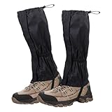 YYTECH 1 Paar Wandergamaschen, Outdoor Gamaschen Staubdicht Einstellbare Atmungsaktive Beinschutz Gaiter, Schneestiefel Regengamaschen Schneewandern Schutz für Wandern, Bergsteigen, Skifahren