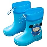 Regenstiefel für Kinder, Baby, Jungen, Mädchen, rutschfest, Regenstiefel für Kinder, Cartoon, niedlich, Stiefel und Stiefeletten für Mädchen, Jungen, Wasserstiefel, Gummi, wasserdicht, Gummistiefel