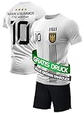 IIIII20Fo7IIIII Fussball Deutschland Trikot Em 2024 Kinder mit eigenem Namen personalisiert - Jungen National Fußball Kind Trikots - Jungs Fanartikel deutsche Nationalmannschaft XTH5