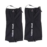 INOOMP Sandschutz-fußabdeckungen wasserdichte Schlangenstiefel Für Herren Wathosen Gamaschen Kerle Beinschützer Schuhe Im Freien Schnee Wanderfußabdeckungen Black