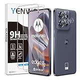 Yenwen Schutzfolie für Motorola Moto Edge 50 Neo für Panzerglas, 2 Stück Panzerfolie mit 2 Stück Kameraschutz, 9H Härte Schutzglas Anti-Kratzer Glas Handy Folie HD Klar Displayschutz