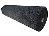 Meterware Autoteppich (Auskleide-Teppich für Fahrzeugboden, Kofferraum, etc), Robust anthrazit, Zuschnitt (2m breit, 2m lang)