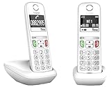 Gigaset A270 Duo Pack 2 schnurlose Telefone, Freisprecheinrichtung, großes Display, beleuchtet, Kalender