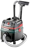 Metabo Allessauger ASR 25 L SC – 602024000 – Nass-/Trockensauger mit halbautomatischer Filterabreinigung – 8 m Kabellänge, Schwarz