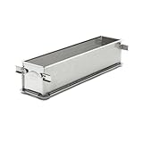 de Buyer - Aufklappbare Backform Perforiert - 24 x 5 x 6 cm - 3210.24, Silber