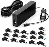 90W Universal Netzteil Laptop Ladekabel für Lenovo Toshiba HP Acer Asus Dell Sony Notebook Tablets mit 16 Adapterstecker Multi Ladekabel
