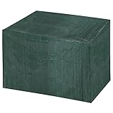 Kingsleeve® Abdeckung für Gartenmöbel Wasserdicht UV-beständig Outdoor Abdeckplane Schutzhülle Gartentisch Regenschutz Terrassenmöbel 122x112cm