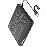 DEKKRYNFV Vielseitigkeitsdic Rekorder Externe Antriebsbrenner Mit Schnellen Leistungen Für Alle Benutzer Reisen Freundschaftliche CDs/DVDs Brenner