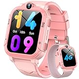 Blackview Smartwatch Kinder, Kann SIM-Karte einstecken, LBS+WLAN+GPS-Tracker, Uhr mit 4G Funktionen, SOS Notruf, Telefonanruf, Videoanrufe, Sprachchat, SMS, Schulmodus, Kinderuhr für Mädchen und Junge
