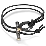 ODENWOLF Feuerstahl Outdoor Halskette - Firestarter Magnesium als Anhänger - Feuerstahl Klein ideal geeignet für Survival und Bushcraf Aktivitäten - Feuerstein Survival als Schlüsselanhänger