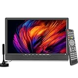 KCR 14 Zoll LED HD TV, kleiner Fernseher mit HDMI-Eingang, eingebauter digitaler Tuner/HDMI/USB/DC-12IN für Schlafzimmer, Küche, Wohnmobil – inklusive Fernbedienung