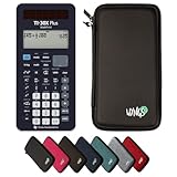 TI-30X Plus MathPrint Taschenrechner inklusive Schutztasche von WYNGS in Schwarz - Basic Set
