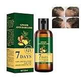 Ginger Haarwuchsöl, Ginger Anti-Haarausfall 7 Tage, Nachwachsen 7 Tage Ginger Keimöl zur Nährung der Haarwurzeln, Repariert beschädigtes Haar, Nährt Haarwurzeln, Für Frauen