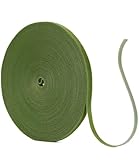 Cexovo 25M Pflanzenbinder Grün 10mm,Pflanzenbinder Klett Kabelbinder Wiederverschließbar Plant Ties Klettverschluss als Wetterfeste Rankhilfe für Pflanzen Band Zum Festbinden von Pflanzen Blumenband