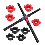 Gatuida Kurzhantelstange mit Rutschfestem Griff Fitness Schraubmuttern Robuste Hantelverbindungsstange Ersatzstange für Krafttraining Zuhause Geeignet für Zufällige Farbe Zufällige Farbe
