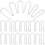 Mobestech 24 Stück Teiliges Hot Roller Sicherungsklammern U förmig Haarwickler Ersatzclips für Vielseitiges Styling Schnelles Fixieren von Lockenwicklern
