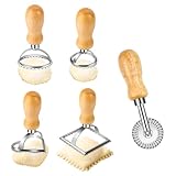 5er Set Ravioli Maker, Quadratische Runde Herzförmige Ravioli Formerm, Pizza-Teiler, Ravioli Maker Stempel zum Knödel Kekse Nudel