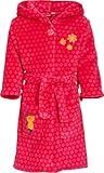 Playshoes Unisex Kinder Fleece-Bademantel Morgenmantel, pink Die Maus, 134/140