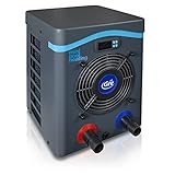 Gre HPM20 – Mini-Wärmepumpe für Aufstellpools bis zu 20 m³, Heizsystem für Aufstellpools, Farbe Grau