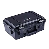 Lykus HC-3310 Wasserdicht Koffer mit anpassbar Rasterschaumstoff, Innengröße 33x21x13.5 cm, geeignet für DSLR Kamera, kleine Drohne, Camcorder, Werkzeugkoffer, Okularkoffer, Astrokamara und mehr