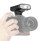 TARION Mini-Kamerablitz Blitzgerät Kamera Blitz Flash Speedlite mit Optischer S1/S2 Steuerung 22 Leistungsstufen für Sony Canon Nikon Fuji Olympus Kamera (SL01 Schwarz)