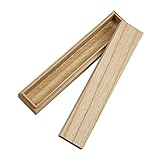 HUAJINGKEJI Boxen aus natürlichem Paulownia-Holz, Schreibwaren-Organizer, Bleistift für Etui, kleine Geschenkbox zur Aufbewahrung von Kosmetik, Schmuck, Sundrie Stifthalter, Organizer für Schreibtisch
