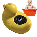 -Badethermometer - Digitalwassertemperaturmesser mit Entenform, Babybadessensor | Badetemperaturanzeige für sicheres Baden, Raum- und Wassertemperaturmesser für Babys