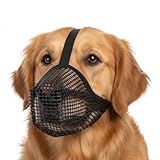 1 X Hundemaulkorb, Ultra-Atmungsaktives Netzdesign, Verstellbarer Beißkorb Für Große Und Mittlere Hunde, Ideal Für Langnasige Rassen Wie Schäferhund Und Labrador XL