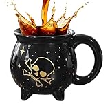 Halloween Cups Lustige Teetassen, Halloween-Suppentasse mit schwarzer Hexe, Dekoration für Zuhause, Teegetränke, für Restaurant-Küche