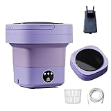 8L Portable washing machine, Mini camping waschmaschine faltbare für Camping/Zuhause/Schlafsäle/Socken/Unterwäsche(EU power)