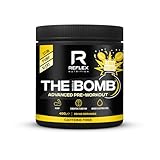 Reflex Nutrition The Muscle Bomb Koffeinfreies Pre Workout Pulver - 9g Citrullin Malate, 2,5g Beta Alanin - Energie, Pump & Focus für explosive Workouts (Sherbet Lemon, 400g, 20 Portionen)
