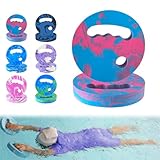 Generisch Aqua Fitness Scheiben, 2X Eva Aqua Fitness Gerät, Handgerät Schwimmtrainings Kickboards, Wasserübungsscheiben Mit Griffen,sscheiben Für Pool, Wassergymnastik, Wasserübung