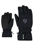 Ziener Kinder LAGO GTX Glove junior Ski-Handschuhe/Wintersport | Wasserdicht, Atmungsaktiv, Black, Schwarz, 6.5