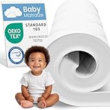 ELONEO Komfortschaum Matratzen Topper 70x140cm mit 5 cm Höhe, atmungsaktiver Matratzentopper, Matratzenauflage, Mattress Topper für Bett und Boxspringbett