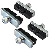 cyclingcolors 4X Fahrrad bremsgummi X-typ 40mm bremsen bremsbeläge mit Schrauben rennrad MTB bremsschuhe